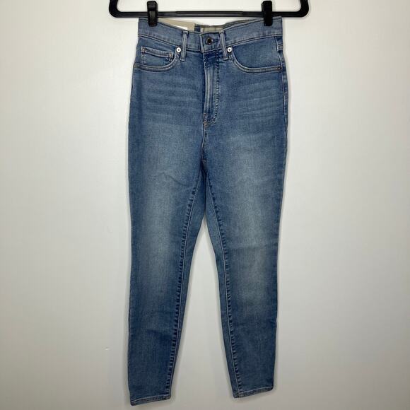 NWT EVERLANE The Way High Skinny Jeans Stretch Crop 28